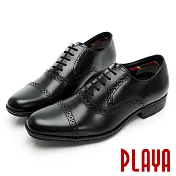 【PLAYA】經典款通勤輕量舒適好走紳士鞋牛津鞋(男2285335) JP24.5 黑