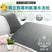 【AGAPE 亞加．貝】《6D獨立筒專利氣循水洗枕》(可水洗機洗、彈性、舒適、透氣)