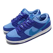 Nike 滑板鞋 SB Dunk Low Pro 藍莓 男女鞋 麂皮 深藍 淺藍 白 休閒 經典 DM0807-400