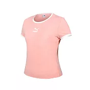 PUMA 女 流行系列Classics貼身短袖T恤(F) 59957726 L 多色