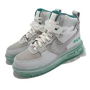 Nike 休閒鞋 Wmns AF1 HI UT 2 女鞋 高筒 經典款 中國風 靴款 藍 灰 DQ5358-043