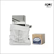 【agoy】GeckoWarrior 壁虎勇士鋪巾-獨特專利乾濕雙止滑 月光灰 | 贈防水收納袋、馬賽皂