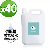 i3KOOS- 微酸性次氯酸水-超值補充瓶40瓶(4000ml/瓶)