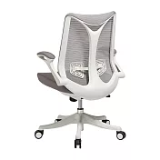 IDEA-C型曲線透氣網布電腦椅 白色