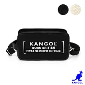 KANGOL - 英國袋鼠個性方型側背包相機包 白色