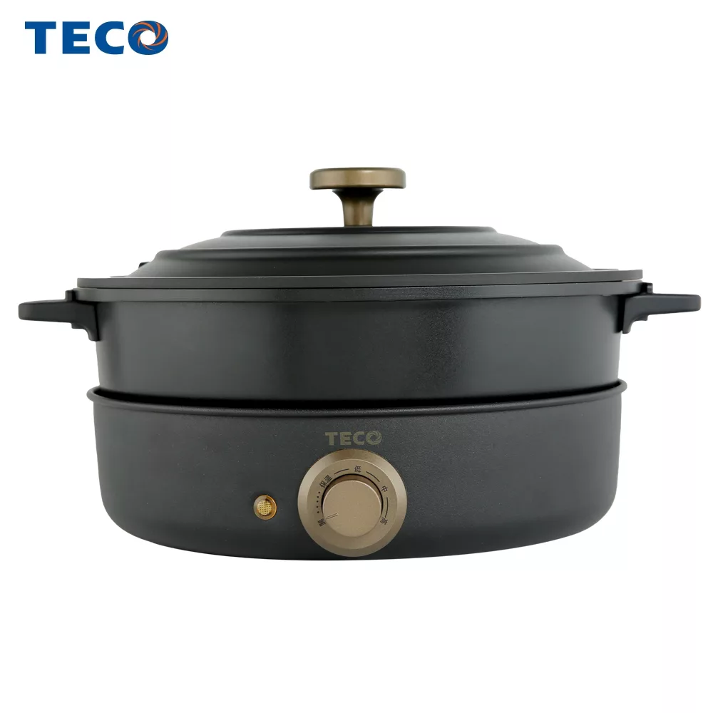 TECO 東元 多功能煎烤調理鍋(附鴛鴦鍋、章魚燒盤等5件組) YP0318CB