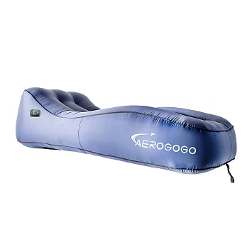 Aerogogo - GIGA Lounger 自動充氣休閒床 (獨家加長版) 海軍藍