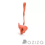 aziza立體小象手工吊飾- 珊瑚紅
