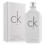 Calvin Klein CK ONE中性淡香水(200ml)-公司貨