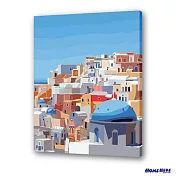[HOMEHERE] DIY數字油畫/ 愛琴海街景