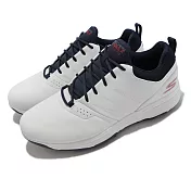Skechers 高爾夫球鞋 Go Golf Torque-Pro 男鞋 防水防滑 緩衝 白 藍 214002WNV
