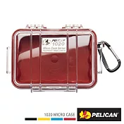 美國 PELICAN 1020 Micro Case 微型防水氣密箱-透明(紅)