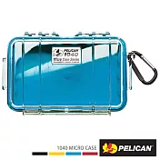 美國 PELICAN 1040 Micro Case 微型防水氣密箱-透明  (藍)