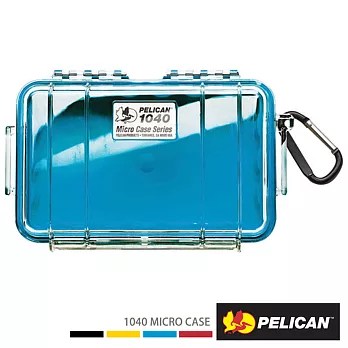 PELICAN 派力肯 1040 Micro Case 微型防水氣密箱-透明   (藍)