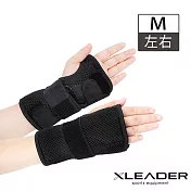 【Leader X】網孔透氣鋼板加壓支具腕關節固定帶 2只入 M 左+右