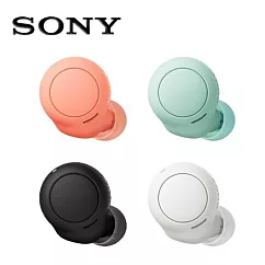 SONY 360度音效真無線防水耳機 WF─C500 4色 珊瑚橙色