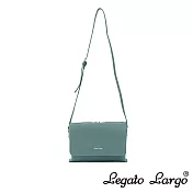 Legato Largo Lusso 簡約俐落斜背小方包- 薄荷綠