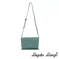 Legato Largo Lusso 簡約俐落斜背小方包─ 薄荷綠