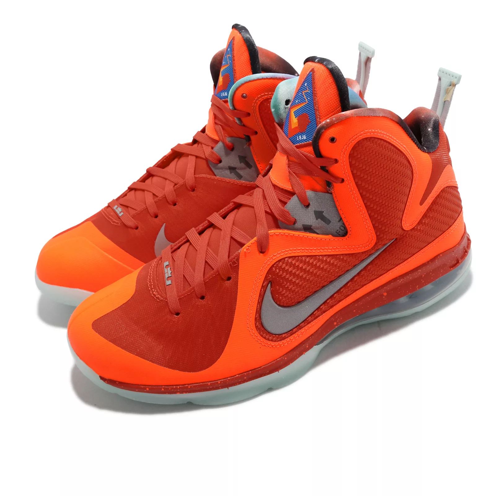 Nike 籃球鞋 Lebron IX 9代 Big Bang 男鞋 籃球鞋 LBJ 橘 銀 DH8006-800