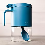 ZUUTii 玻璃調味料罐(兩入組) 藍/藍