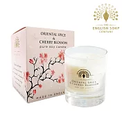 The English Soap Company 綴花卉香氛蠟燭-櫻花 Oriental Spice Cherry Blossom 170g