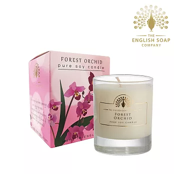 The English Soap Company 綴花卉香氛蠟燭-蘭花森林 Forest Orchid 170g