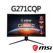 msi微星 Optix G271CQP 27吋 曲面電競螢幕