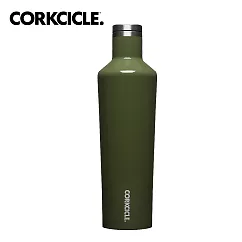 美國CORKCICLE Classic系列三層真空易口瓶/保溫瓶750ml─橄欖綠