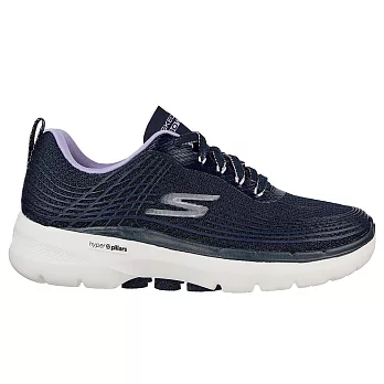Skechers Go Walk 6 [124554NVLV] 女 健走鞋 休閒 穩定 支撐 機能 輕量 舒適 深藍 紫