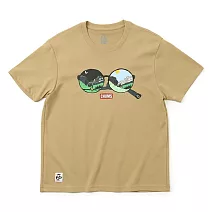 CHUMS Glasses T-Shirt 男女 短袖T恤 米色 L 米