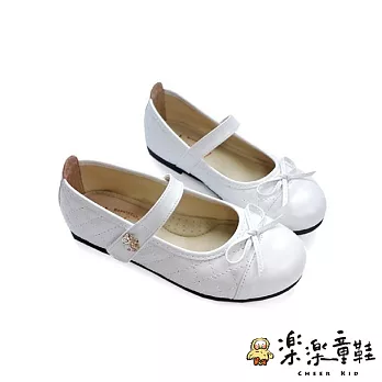 台灣製菱格鑽花公主鞋-白色 (C009-1) 台灣製 MIT 女童鞋 皮鞋 娃娃鞋 大童鞋 親子鞋 花童鞋 20.5 黑色