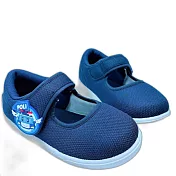 台灣製POLI休閒鞋-藍色 (P066-1) 女童鞋 男童鞋 休閒鞋 布鞋 室內鞋 運動鞋 幼兒園室內鞋 安寶 波力 現貨 台灣製 MIT