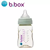 b.box PPSU嬰兒寬口圓孔奶瓶180ml (多款可選) 馬卡龍綠