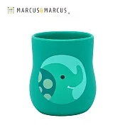 【MARCUS＆MARCUS】動物樂園2合1矽膠訓練杯-大象