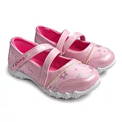 台灣製氣質繞帶皮鞋-粉色 (C117-2) 台灣製 MIT 女童鞋 花童鞋 女童皮鞋 大童鞋 公主鞋