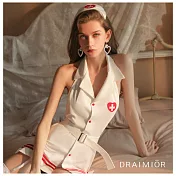 久慕雅黛 DRAIMIOR時尚天使護士制服套裝。白色