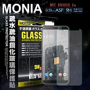 MONIA HTC EXODUS 1s 日本頂級疏水疏油9H鋼化玻璃膜