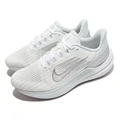 Nike 慢跑鞋 Wmns Air Winflo 9 女鞋 白 銀 氣墊 回彈 路跑 運動鞋 DD8686-100