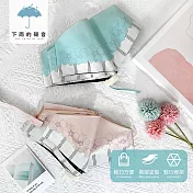 【下雨的聲音】日本訂單抗UV條紋花朵三折折疊傘(二色) 粉色