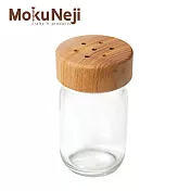【MokuNeji】日本製高質感櫸木玻璃製儲物胡椒罐7孔(簡約優雅瓶身)