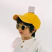 LE FOON：BABY 莫蘭迪色系 兒童墨鏡 太陽眼鏡 UV400 -  yellow 陽光黃