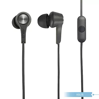 Asus華碩 原廠 ZenEar 高品質入耳式線控耳機3.5mm - 黑 (密封裝) 黑色