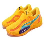 Puma 籃球鞋 Rise Nitro 男鞋 亮橘色 針織 包覆 穩定 襪套 運動鞋 37701201