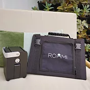 ROOMMI 60W太陽能電板+多功能行動電源供應器│小電寶 霧面黑