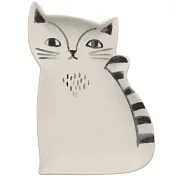 《DANICA》飾品收納盤(好奇貓) | 小物收納盒 首飾收納盤 玄關收納盤 鑰匙盤