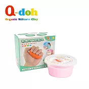 Q-doh 有機矽職能黏土單色盒 60g -粉紅  粉紅(軟)