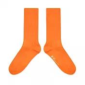 WARX除臭襪 薄款素色高筒襪 M 南瓜橘