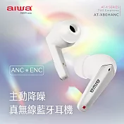 AIWA 愛華 主動降躁真無線藍牙耳機 AT-X80HANC 黑色
