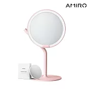 AMIRO Mate S 系列LED高清日光化妝鏡 -櫻花粉(贈5倍放大鏡)
