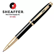 SHEAFFER 9322 100系列 黑亮漆金夾 鋼珠筆 E1932251